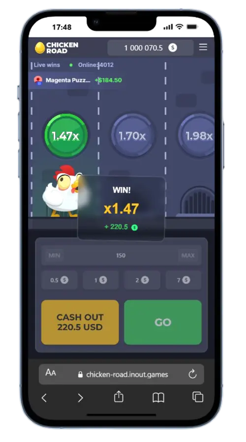 Chicken Road version mobile